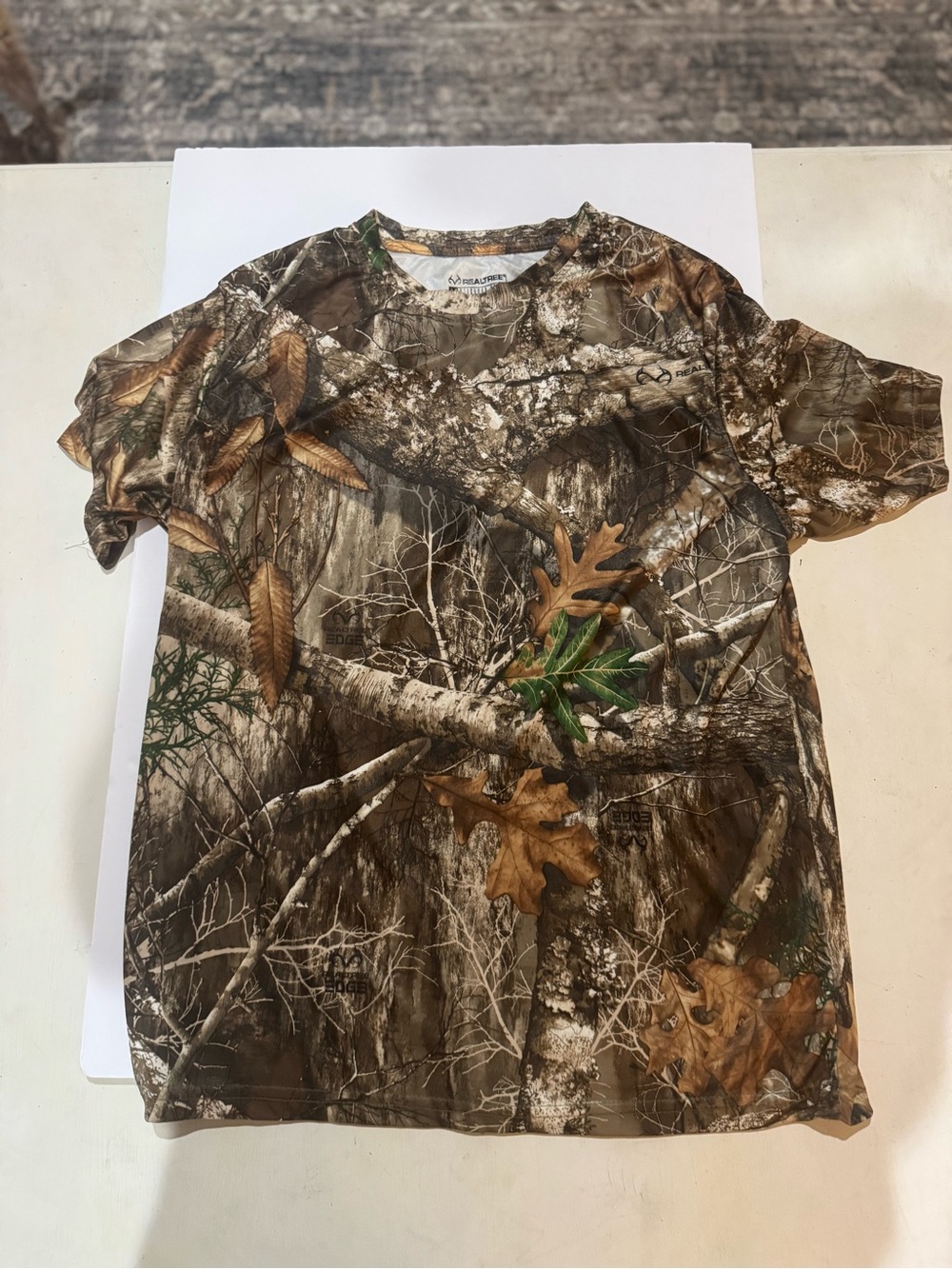 Realtree Camo Tee in Brown, Green and Tan